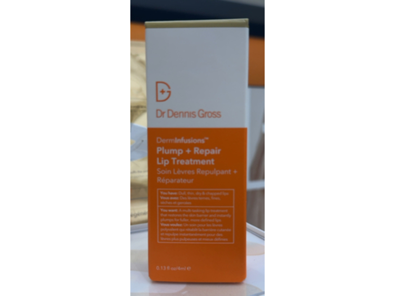 Dr Dennis Gross DermInfusions Plump + Repair Lip Treatment, 0.13 fl oz/4 mL
