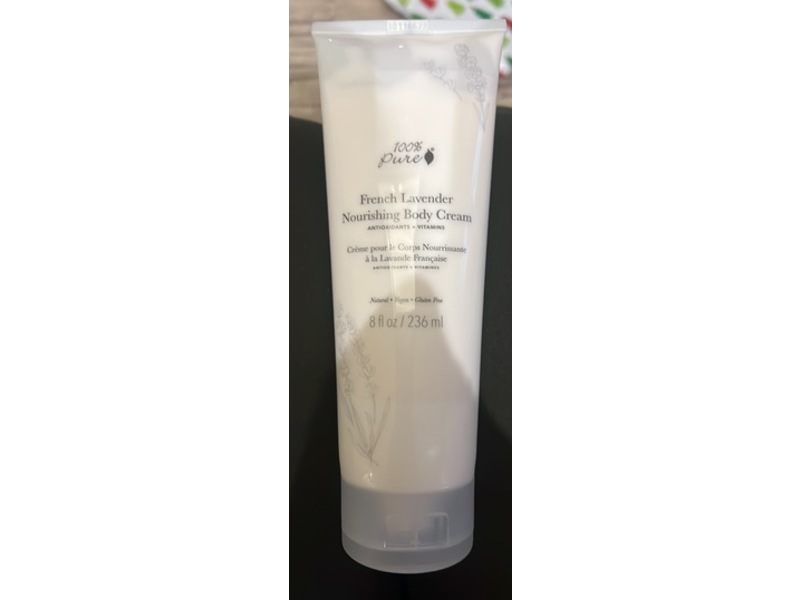 100% Pure French Lavernder Nourishing Body Cream, 8 fl oz/236 mL