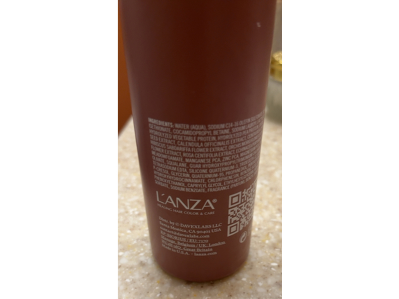 Lanza Healing Colorcare Shampoo, Hibiscus Vibrancy Complex, 10.1 fl oz/300 mL