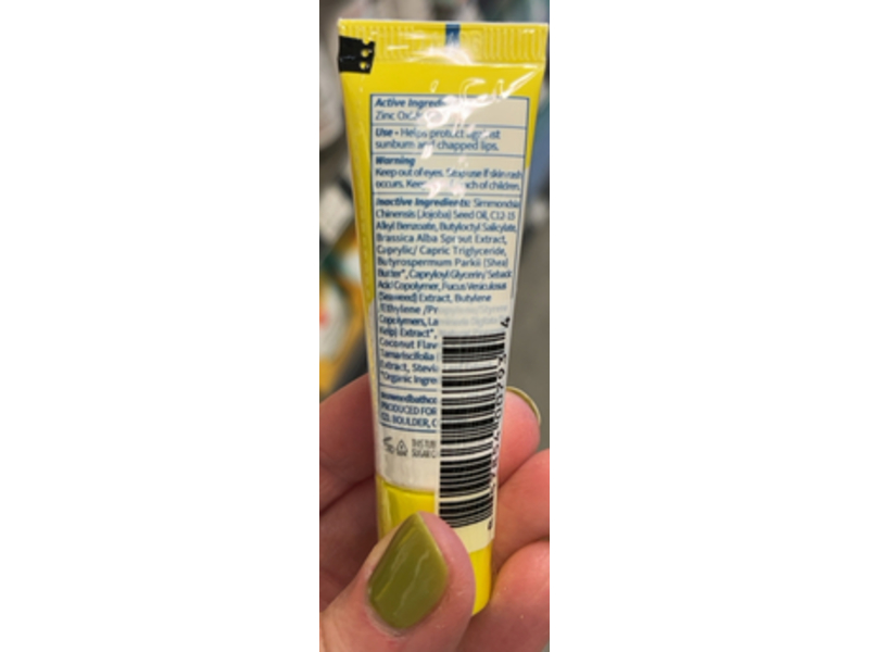 Seaweed Bath Co. Hydrating Clear Mineral Lip Shine, Pineapple Coconut, SPF 20, 0.28 oz/8 g