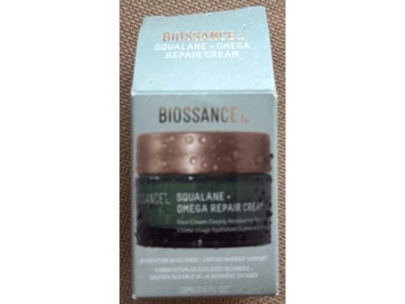 Biossance Squalane + Omega Repair Cream, 0.5 fl oz/15 mL