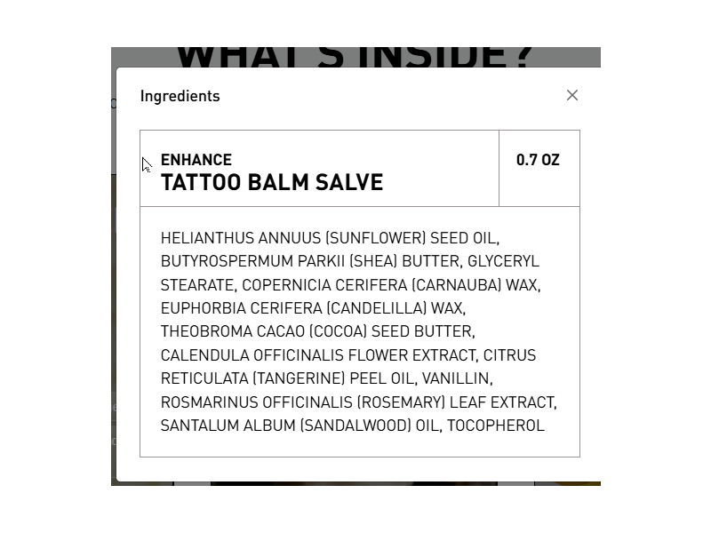 Mad Rabbit Vanilla Tattoo Balm Salve, Tangerine, 0.7 oz/20 g