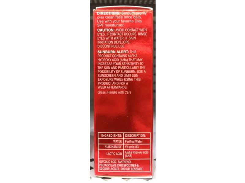 Olay Boosters AHA Brightening Serum, 1.0 fl oz/30 mL