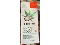 Natural Therapy Body Oil, Hemp & Coconut, 4 fl oz/120 mL - thumbnail 2