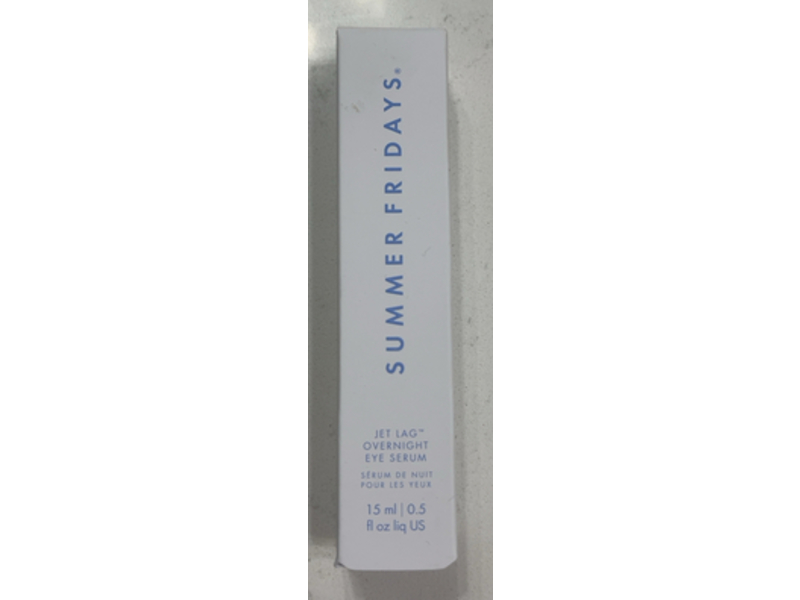 Summer Fridays Jet Lag Overnight Eye Serum, 0.5 fl oz/15 mL