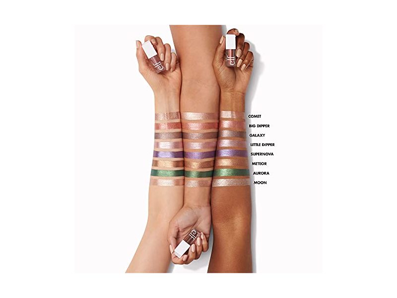 e.l.f. Liquid Metallic Eyeshadow, Supernova, 0.1 fl oz/ 3mL
