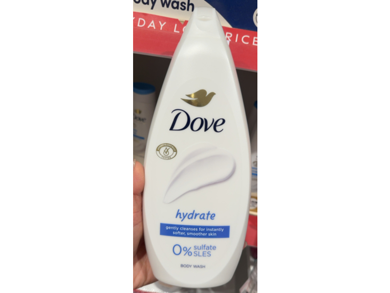 Dove Hydrate Gently Cleanses Body Wash, 720 mL