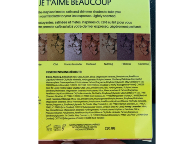 Winky Lux Eyeshadow Palette, Latte Kitten, 0.53 oz/15.3 g