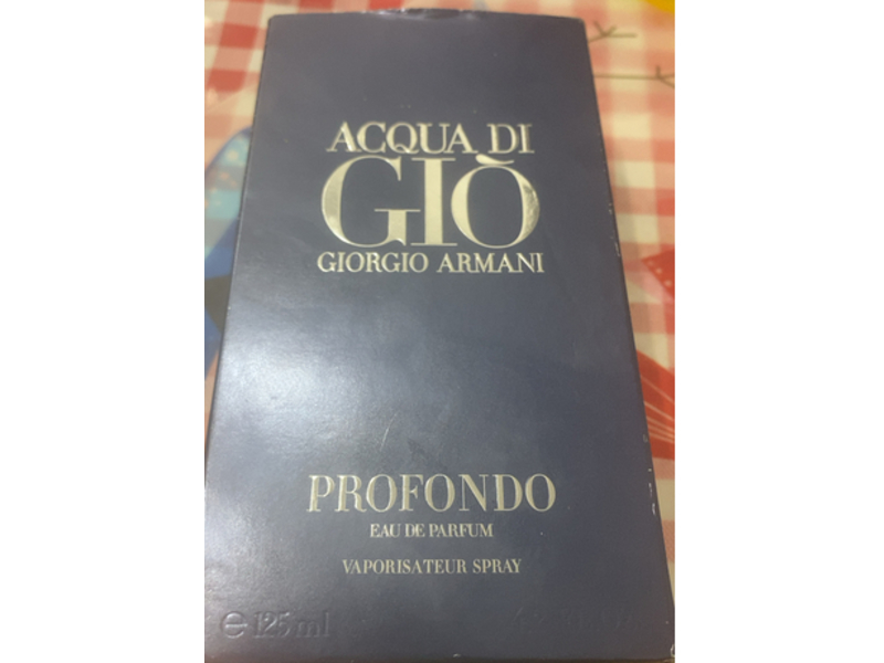 Giorgio Armani Acqua Di Gio Profondo, 4.2 oz/125 mL