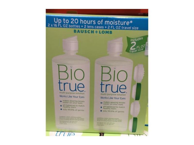 Bausch + Lomb Biotrue Multi-Purpose Solution, 16 fl oz, Pack Of 2