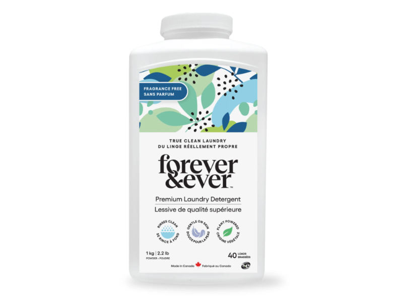 Fashion Care Forever & Ever Premium Laundry Detergent, Fragrance Free, 40 Loads, 1 Kg