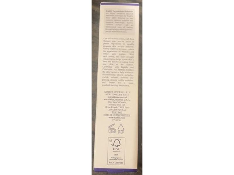 Kiehl's Since 1851 Retinol Skin-Renewing Daily Micro-Dose Serum, 1.7 fl oz/50 mL