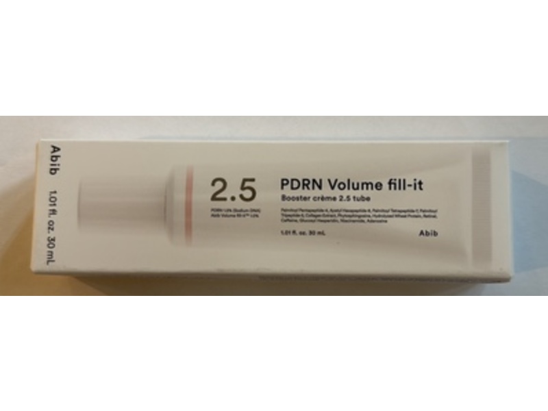 Abib PDRN Volume fill-it Booster Cream, PDRN 1.5%, 1.01 fl oz/30 mL