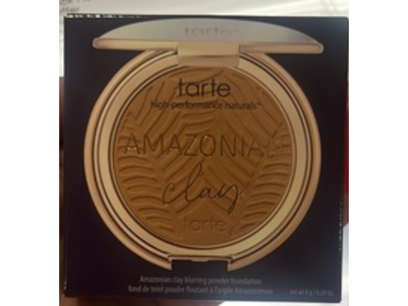 Tarte Amazonian Clay Blurring Powder Foundation, 42N Tan Neutral, 0.28 fl oz/8g