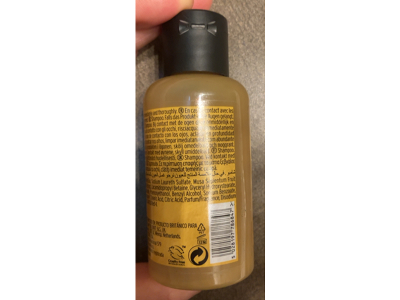 The Body Shop Truly Nourishing Shampoo, Banana, 2.0 fl oz/60 mL