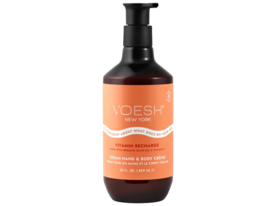Voesh New York Hand & Body Cream, Olive & Vitamin C, 28 fl oz/829 mL