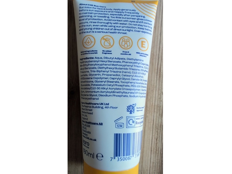 E45 Kids & Baby Sensitive Sunscreen Lotion, SPF 50+, 180 mL