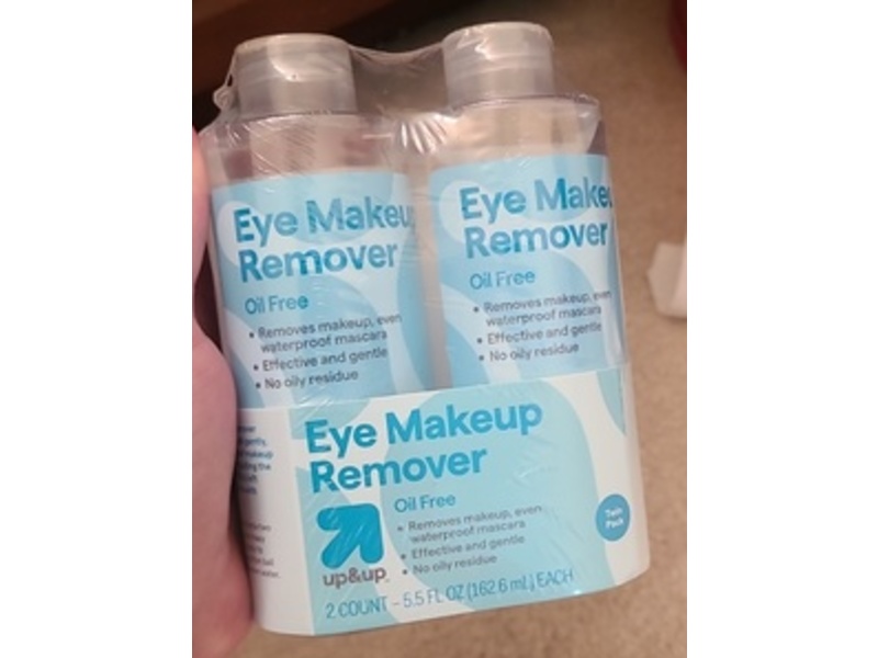 Up & Up Eye Makeup Remover, 5.5 fl oz/162.6 mL, Pack Of 2