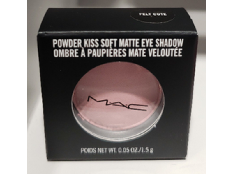 M.A.C Powder Kiss Soft Matte Eye Shadow, Felt Cute, 0.05 oz/1.5 g