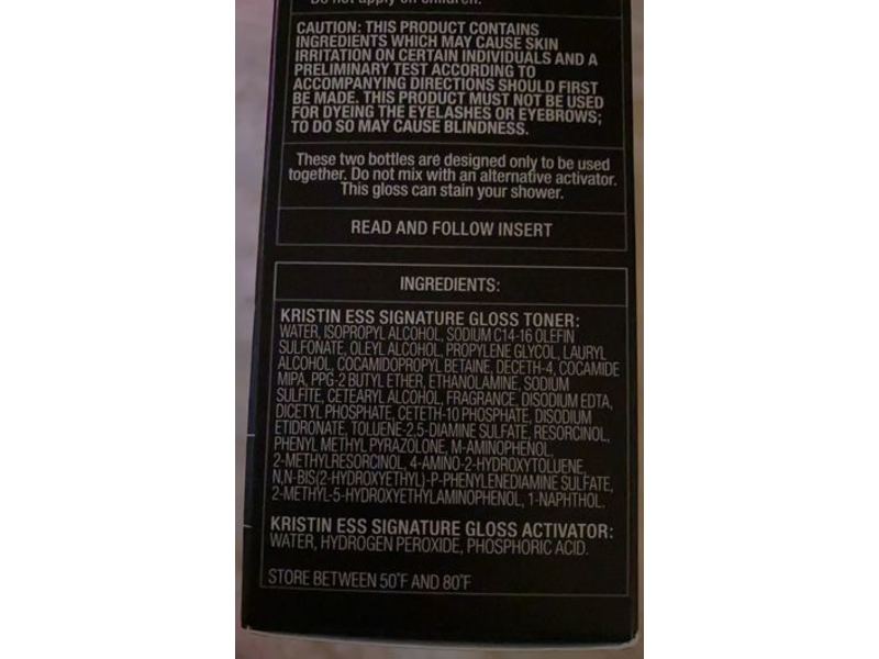 Kristin Ess Signature Gloss, Silicone-Free + Ammonia-Free, Platinum, 1 Application