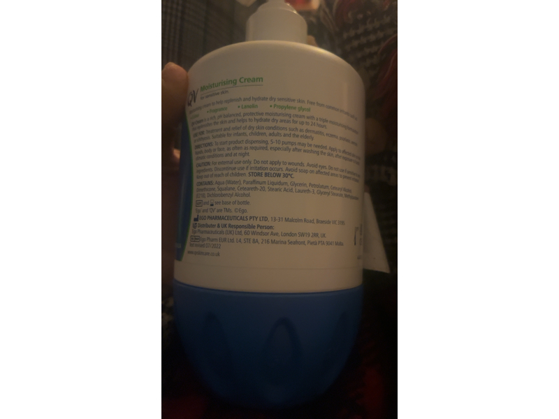 QV Pump Cream, 500 g