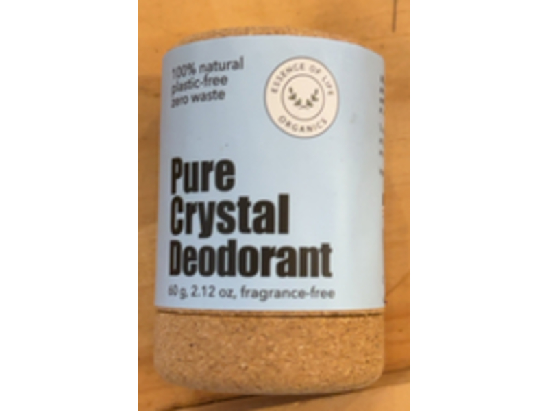 Essence Of Life Organics Deodorant, Pure Crystal, 2.12 oz/60 g