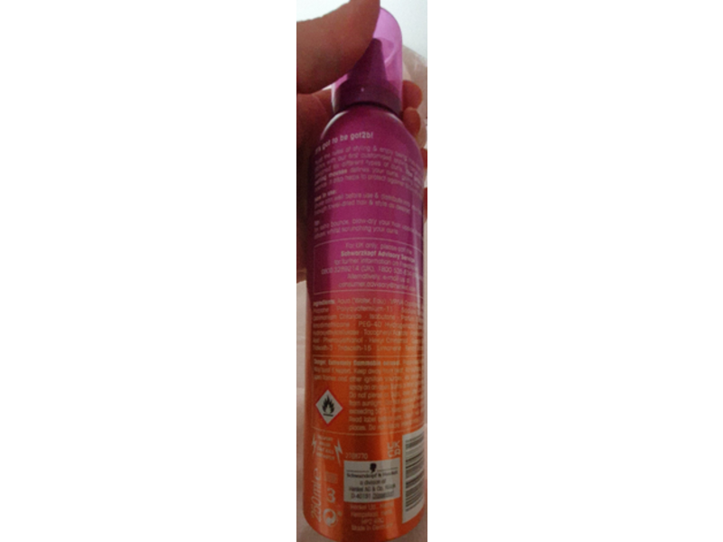 Schwarzkopf Got2b Twisted Curling Mousse, 250 mL