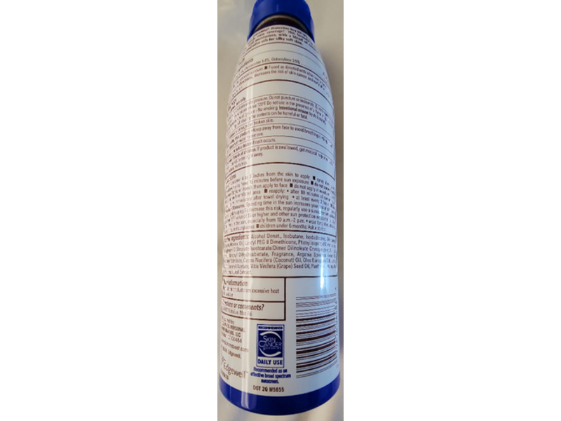 Banana Boat Protective Dry Oil Clear Sunscreen Spray, Coconut Oil, SPF 15, 6 oz/170 g, 3 Pack