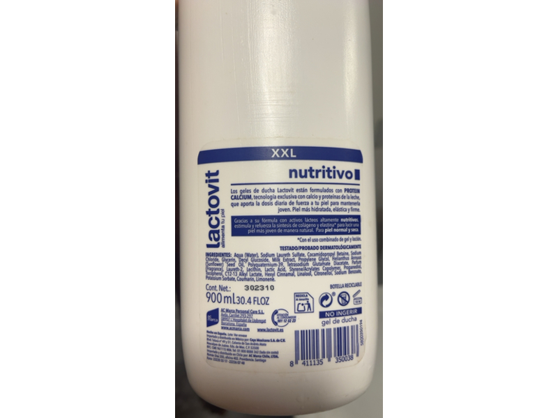 Lactovit Nourishing Shower Gel, 30.4 fl oz/900 mL