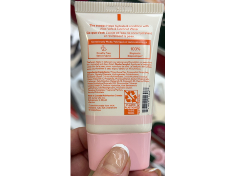 Ulta Beauty Dewy Glaze Hydrating Face Primer, 1 fl oz/30 mL