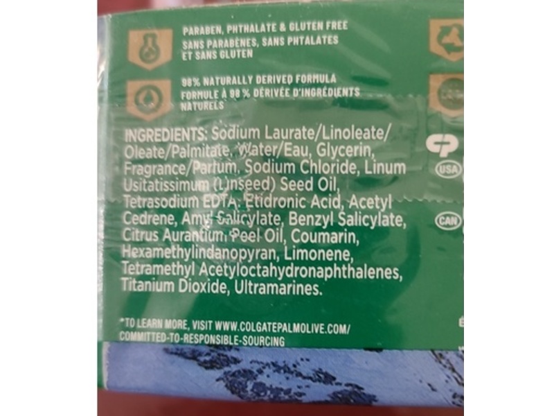 Irish Spring Deodorant Bar Soap, Icy Blast, 3.7 oz/104 .8 g, 12 Count