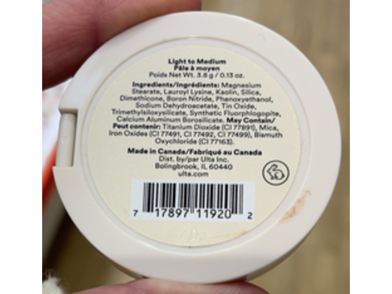 Ulta Beauty Faux Glow Matte Bronzer, Light To Medium, 0.13 oz/3.8 g