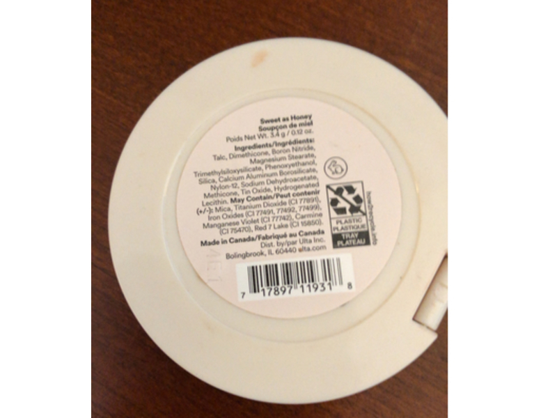 Ulta Beauty Flushed Powder Blush, Sweet As Honey, 0.12 oz/3.4 g