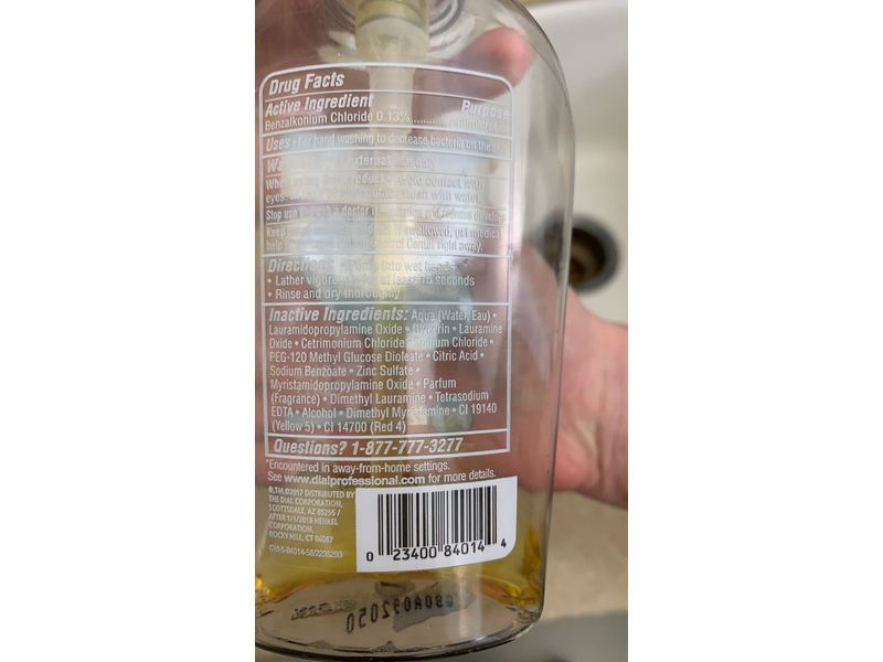 Dial Liquid Antibacterial Hand Soap, Gold, 7.5 fl oz