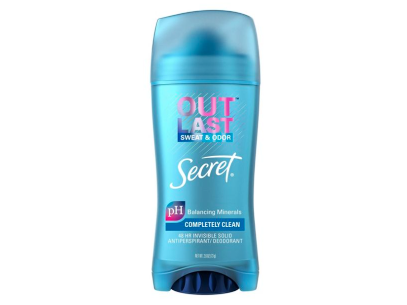 Secret Outlast Antiperspirant Sweat & Odor Deodorant, Completely Clean , 3.4 oz/95 g