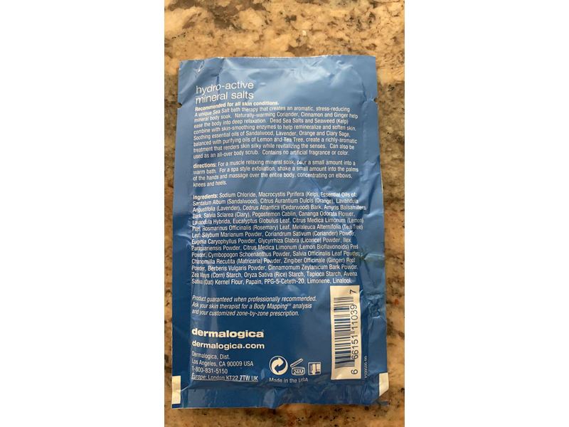 Dermalogica Hydro-Active Mineral Salts, 1 oz/28 g, Pack Of 12