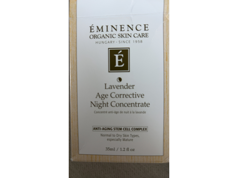 Eminence Lavender Age Corrective, Anti Aging Stem Complex, 1.2 fl oz/35 mL