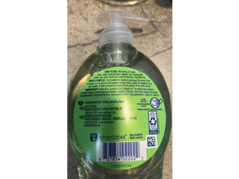 SoftSoap Liquid Hand Soap, Golden Apple Scent, 6.25 fl oz/184 mL, Pack Of 6