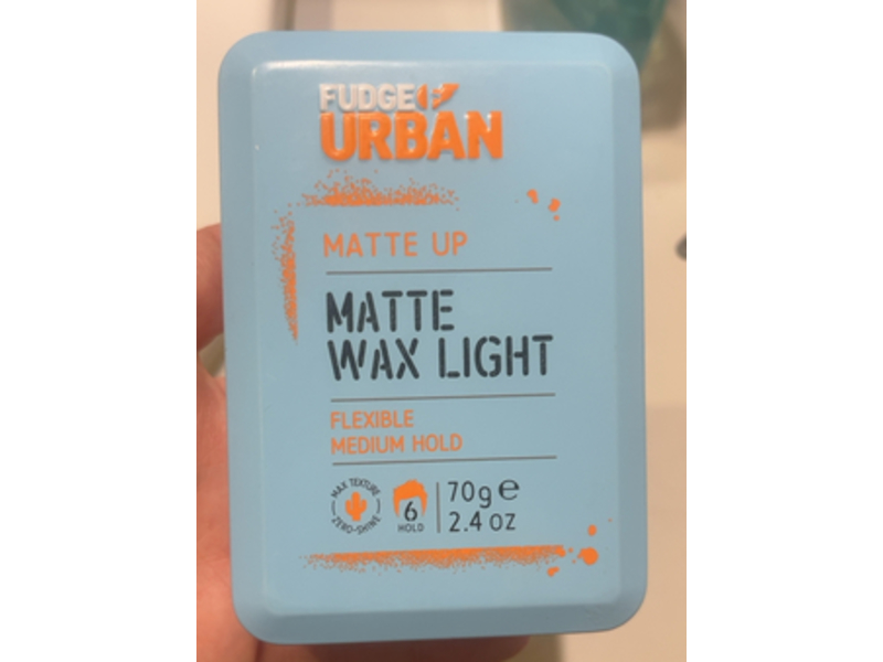 Fudge Urban Matte Up Matte Wax Light, Flexible Medium Hold, 2.4 oz/70 g