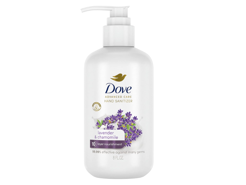 Dove Nourishing Hand Sanitizer, Lavender And Chamomile, 8 fl oz/236 mL