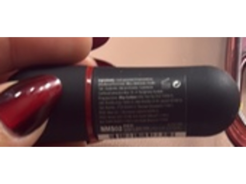 Nicka K Vivid Matte Lipstick, NMS02 Red, 0.12 oz/3.5 g