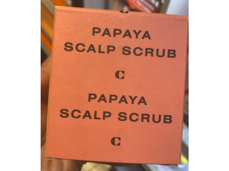 Ceremonia Exfoliating Shampoo Treatment Scalp Scrub, Papaya, 8 oz/236 mL