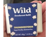 Wild Deodorant Refill, Thunderstorm, 1.4 oz/40 g - thumbnail 1