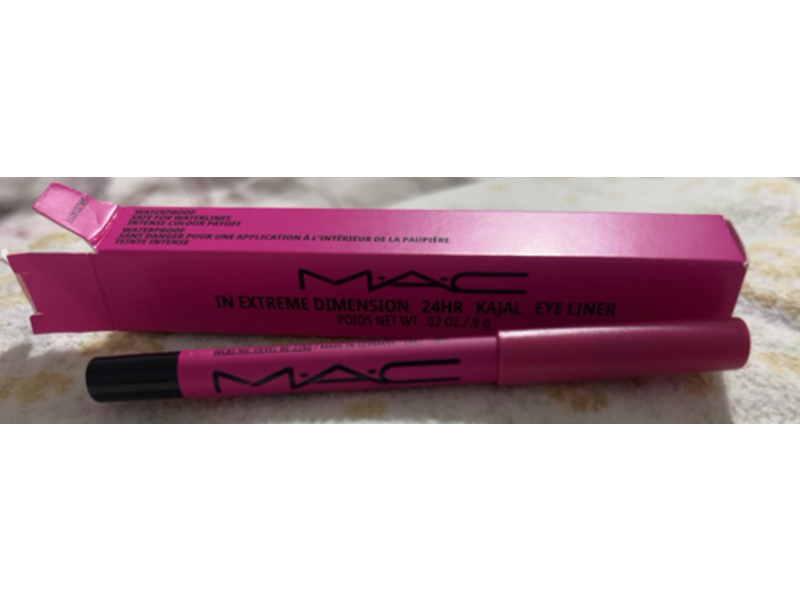 M.A.C In Extreme Dimension Kajal Eyeliner, Extreme Black, 0.02 oz/0.8 g