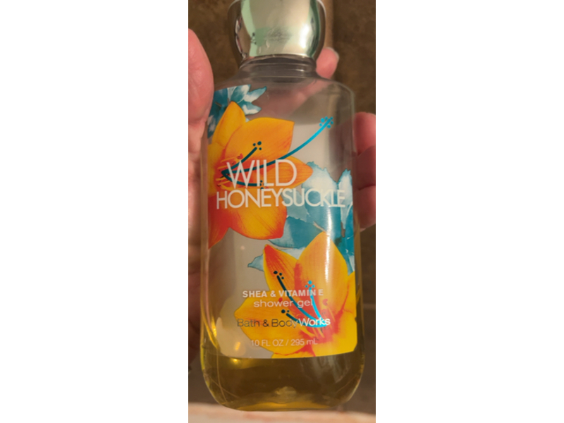 Bath & Body Works Wild Honeysuckle Shower Gel, Shea & Vitamin E, 10 fl oz/295 mL