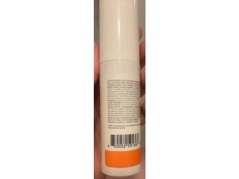 Freewill Reset & Refresh Dry Shampoo, 0.7 oz/20 g