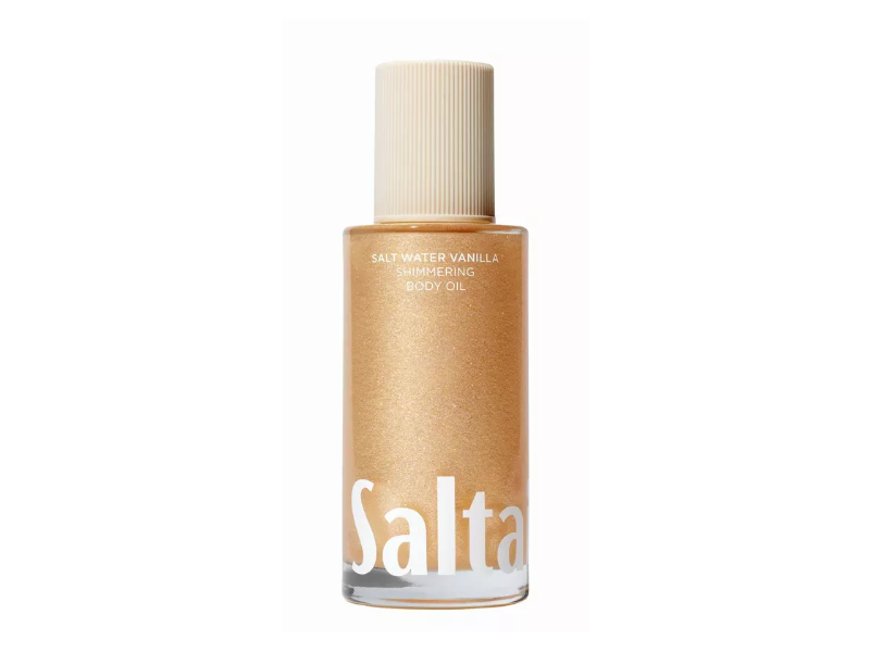 Saltair Shimmering Body Oil, Salt Water Vanilla, 4 fl oz/118 mL