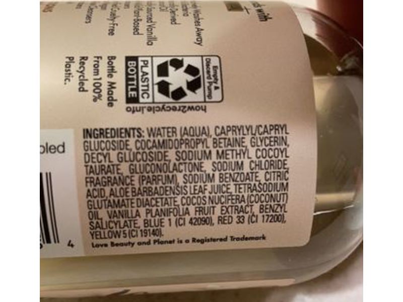 Love Beauty And Planet Beloved Foaming Hand Wash, Coconut & Warm Vanilla, 8 fl oz