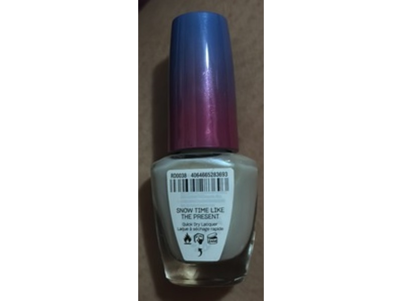 OPI RapiDry Quick Dry Lacquer, Snow Time Like the Present, 0.3 fl oz/9 mL