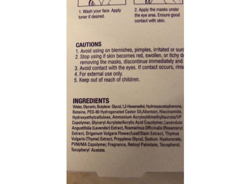 Epielle Under Eye Masks, Retinol, 2 Treatments, 4 Count